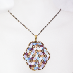 Pendant 65cm - Shea Oval-Bronze Chain - Pendant 65cm - Laiton bronze